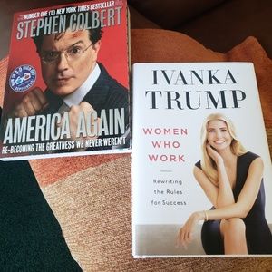 2 new books...IVANKA TRUMP "WOMAN WHO WORK"